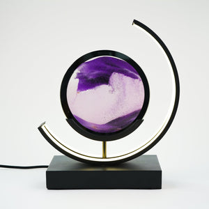 Moodscape Crescent Black-Purple Sand Picture - ORNAMENTS - Beattys of Loughrea
