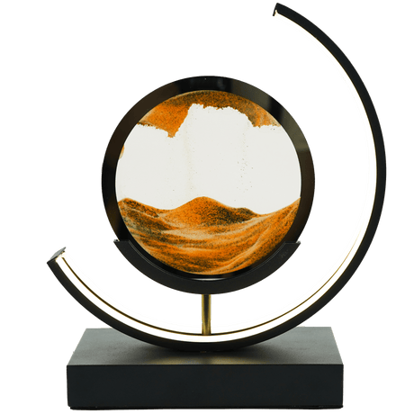 Moodscape Crescent Black-Orange Sand Picture - ORNAMENTS - Beattys of Loughrea