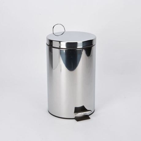 Highlands 12L Stainless Steel Pedal Bin - CLEANING - DUSTBIN/WASTE BIN - Beattys of Loughrea
