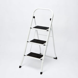 Highlands Non-Slip 3 Step Metal Step Ladder - STEPLADDER - Beattys of Loughrea
