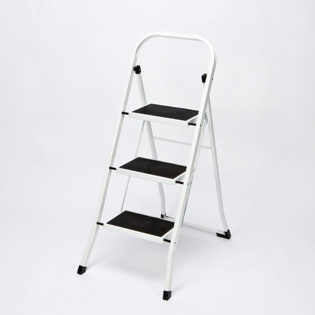 Highlands Non-Slip 3 Step Metal Step Ladder - STEPLADDER - Beattys of Loughrea
