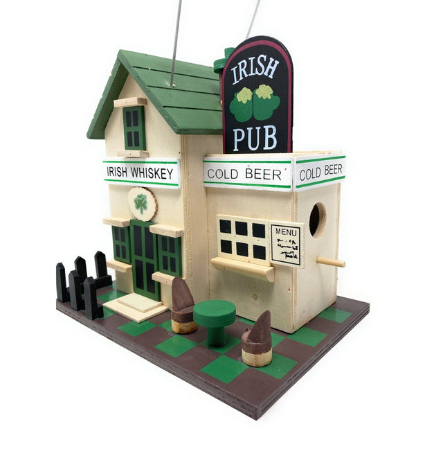 Wooden Bird House Irish Pub Design - BIRD HOUSE/ FEEDERS - Beattys of Loughrea