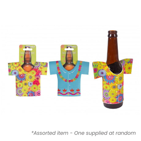 Bello Hula Bottle Shirt Assorted - One Supplied* - BBQ FUEL BBQ TOOLS, ACCESSORIES , TENT PEGS - Beattys of Loughrea