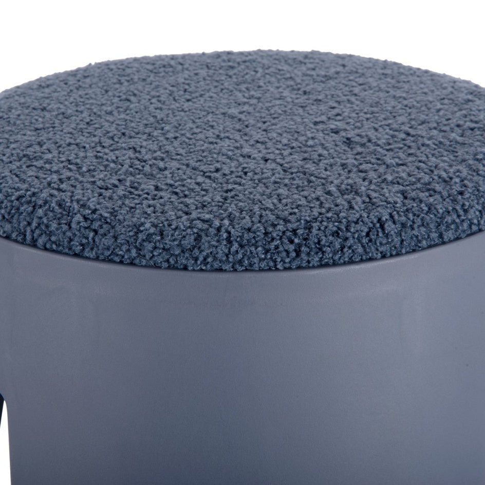 Leitmotiv Stool Savor Jeans Blue - OCCASIONAL FURNITURE - Beattys of Loughrea