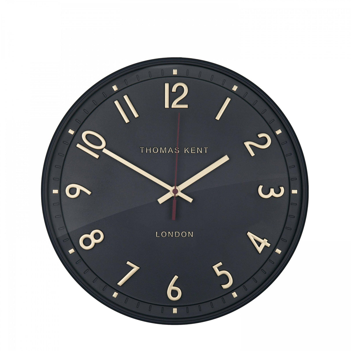 Thomas Kent 14" Tresco Wall Clock Charcoal - CLOCKS - Beattys of Loughrea