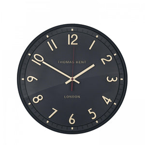 Thomas Kent 14" Tresco Wall Clock Charcoal - CLOCKS - Beattys of Loughrea