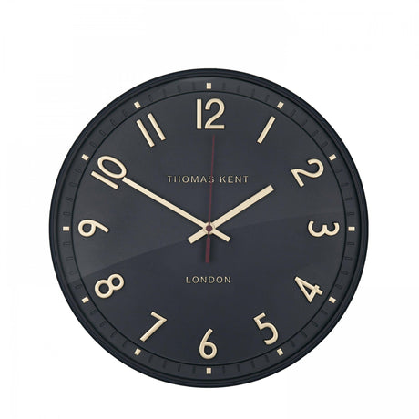 Thomas Kent 14" Tresco Wall Clock Charcoal - CLOCKS - Beattys of Loughrea