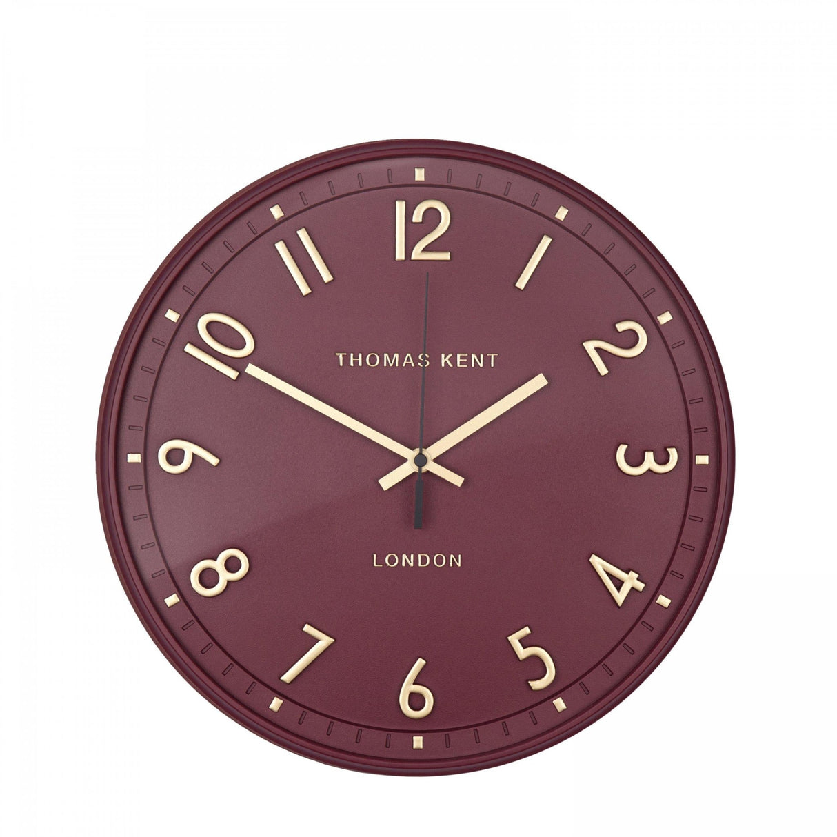 Thomas Kent 14" Tresco Wall Clock Berry - CLOCKS - Beattys of Loughrea