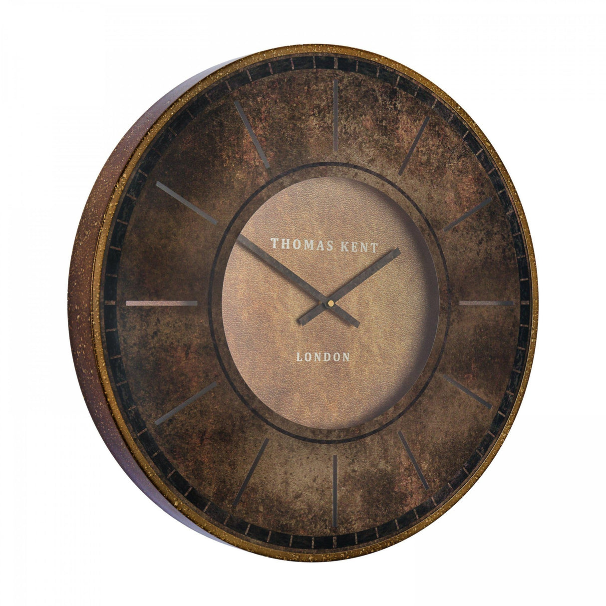 Thomas Kent 21" Florentine Wall Clock Leather - CLOCKS - Beattys of Loughrea