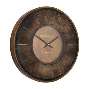Thomas Kent 21" Florentine Wall Clock Leather - CLOCKS - Beattys of Loughrea