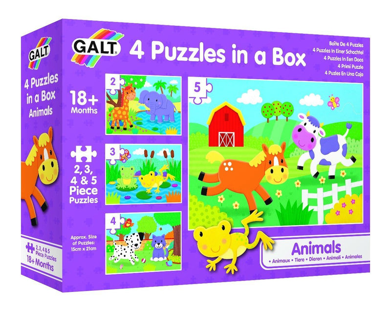 Galt 4 In a Box - Animals Jigsaw Puzzle - JIGSAWS - Beattys of Loughrea