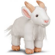 Animigos World Of Nature White Goat - SOFT TOYS - Beattys of Loughrea