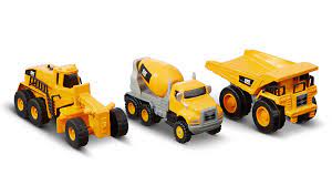 Cat Metal 3Pk Concrete Mixer/Dump Truck/Grader - FARMS/TRACTORS/BUILDING - Beattys of Loughrea