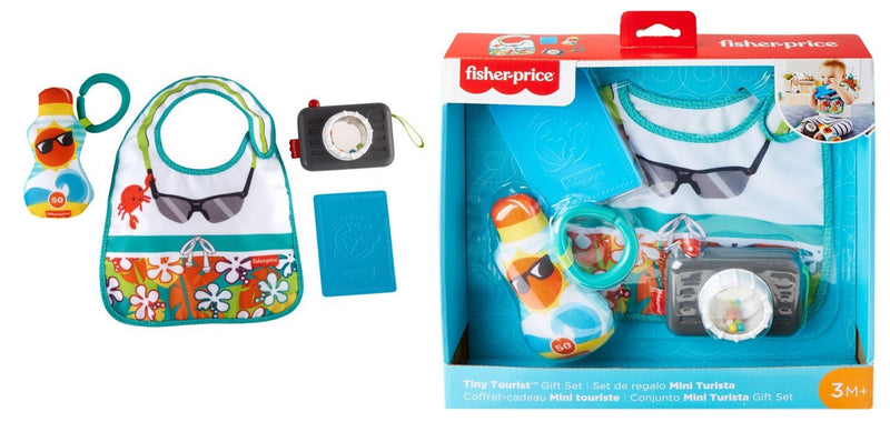 FisherPrice Tiny Tourist Travel Humour Gift Set - GENERAL - BLANKETS /BAGS/SAFETY FIRST - Beattys of Loughrea
