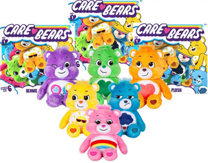 Care Bears Basic Bean Plush Plus Coin - SOFT TOYS - Beattys of Loughrea