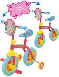 Peppa Pig 2In1 10 Inch Training Bike - BIKES - CHILDRENS - Beattys of Loughrea