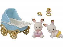 Sylvanian Families Chocolate Rabbit Twins Set - SYLVANIAN / BEANIE BABIES - Beattys of Loughrea