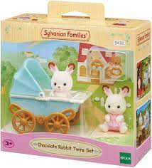 Sylvanian Families Chocolate Rabbit Twins Set - SYLVANIAN / BEANIE BABIES - Beattys of Loughrea