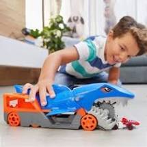 Hot Wheels City Shark Chomp Transporter - CARS/GARAGE/TRAINS - Beattys of Loughrea