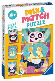 Animals Mix & Match Jigsaw Puzzle 24Pcce Puzzle - JIGSAWS - Beattys of Loughrea