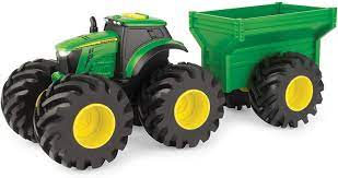 John Deere Lights & Sounds Tractor With Wagon - FARMS/TRACTORS/BUILDING - Beattys of Loughrea