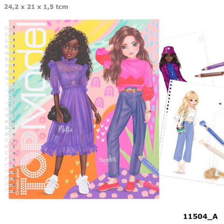 Create Your Topmodel Colouring Book - BOOKS - Beattys of Loughrea