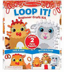Melissa & Doug Loop It Beginner Craft Kit - Farm - ART & CRAFT/MAGIC/AIRFIX - Beattys of Loughrea