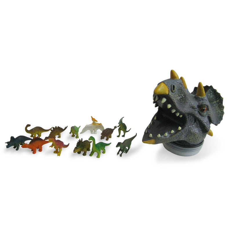 Dinosaur Jurassic Small Head Triceratops Tub - ACTION FIGURES & ACCESSORIES - Beattys of Loughrea