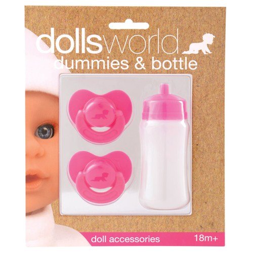 Dollsworld Dummies & Bottle - DOLL ACCESSORIES/PRAMS - Beattys of Loughrea