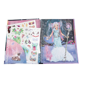 TOPModel Fantasy Colouring Book with Light and Sound in Iceprincess Design - BOOKS - Beattys of Loughrea