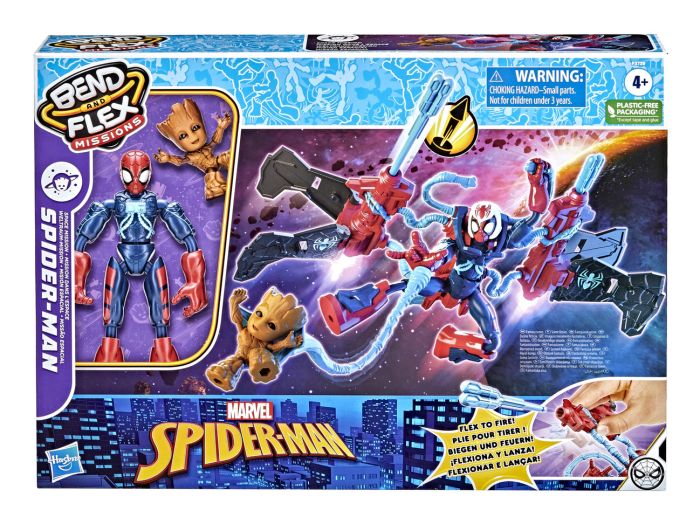 Spiderman Bend And Flex Spd Space Mission Jet - A/M, TRANSFORMERS - Beattys of Loughrea
