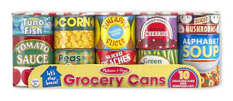 Canned Food Play Set M&D - ROLE PLAY - Beattys of Loughrea