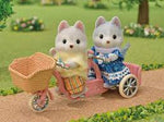 Sylvanians Tandem Cycling Set Husky Sister & Brother - SYLVANIAN / BEANIE BABIES - Beattys of Loughrea