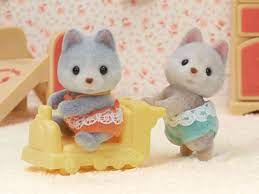 Sylvanians Husky Twins - SYLVANIAN / BEANIE BABIES - Beattys of Loughrea