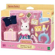 Sylvanians Weekend Travel Set Snow Rabbit Mother - SYLVANIAN / BEANIE BABIES - Beattys of Loughrea