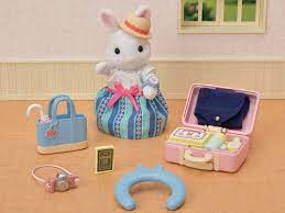 Sylvanians Weekend Travel Set Snow Rabbit Mother - SYLVANIAN / BEANIE BABIES - Beattys of Loughrea