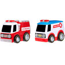 Little Tikes Crazy Fast Cars 2Pack Racin Responders - CARS/GARAGE/TRAINS - Beattys of Loughrea