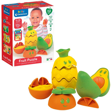 Baby Clementoni Baby Fruit Puzzle Stacker - BABY TOYS - Beattys of Loughrea