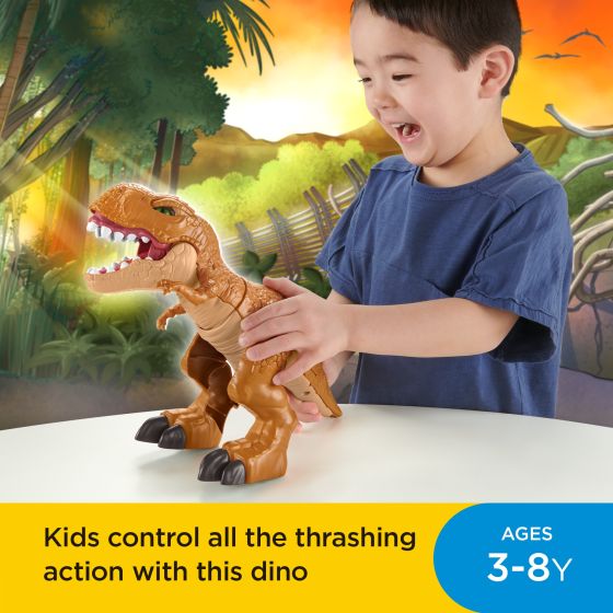 Fisher Price Imaginext Jurassic World Domination Thrashin Action T-Rex - BABY TOYS - Beattys of Loughrea