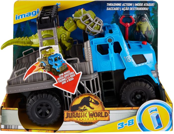 Fisher Price Imaginext Jurassic World Domination Dino Riot Truck - BABY TOYS - Beattys of Loughrea