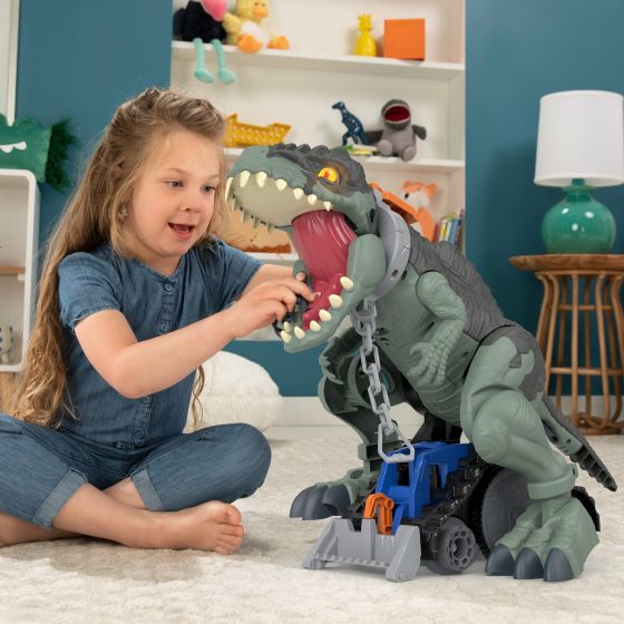Fisher Price Imaginext Jurassic World Domination Tv Driver Dino - BABY TOYS - Beattys of Loughrea