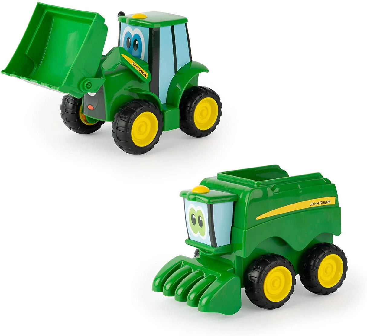 Toomies John Deere Farmin' Friends Johnny & Corey Combine - BABY TOYS - Beattys of Loughrea