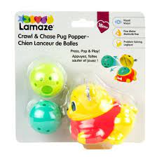 Lamaze Crawl & Chase Pug Popper - BABY TOYS - Beattys of Loughrea
