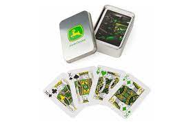 John Deere Playing Cards In A Tin - BOARD GAMES / DVD GAMES - Beattys of Loughrea