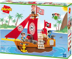 Abrick Pirate Boat - CONSTRUCTION - LEGO/KNEX ETC - Beattys of Loughrea