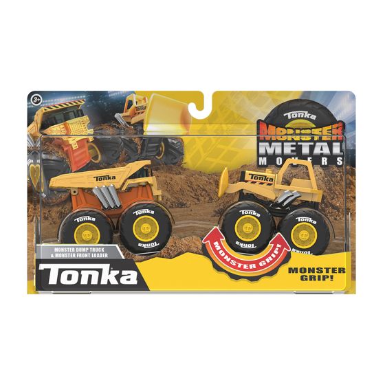 Tonka - Monster Metal Movers Combo Pack - Construction Zone - CARS/GARAGE/TRAINS - Beattys of Loughrea