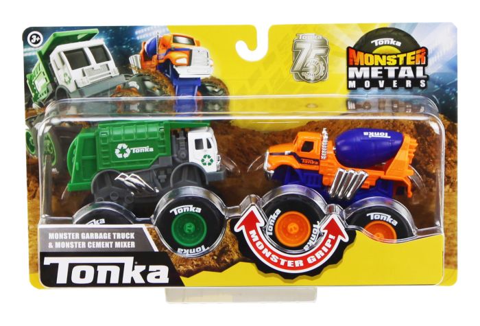 Tonka - Monster Metal Movers Combo Pack - City Service - CARS/GARAGE/TRAINS - Beattys of Loughrea