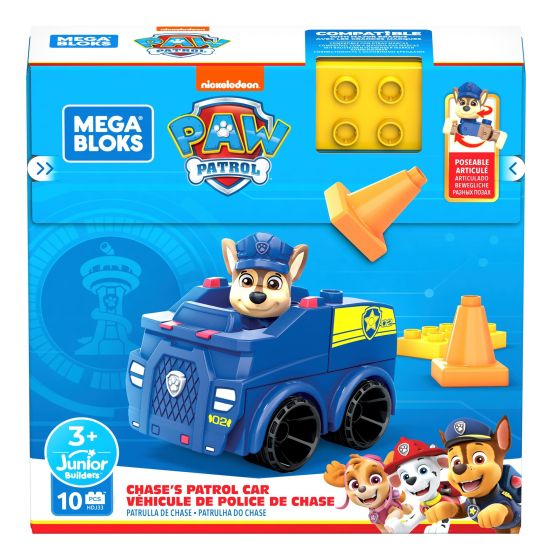 Mega Bloks - Paw Patrol Chases Patrol Car - CONSTRUCTION - LEGO/KNEX ETC - Beattys of Loughrea
