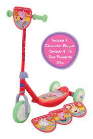 Peppa Pig Switch It Multi Character Tri-Scooter - GO KART/SCOOTER/ROCKING HORSE - Beattys of Loughrea