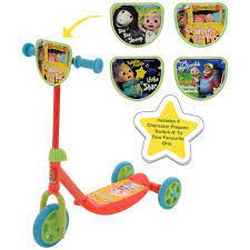 Cocomelon Switch It Multi Character Tri Scooter - GO KART/SCOOTER/ROCKING HORSE - Beattys of Loughrea